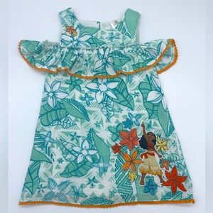 Disney | Moana Toddler Girls Summer Floral Dress